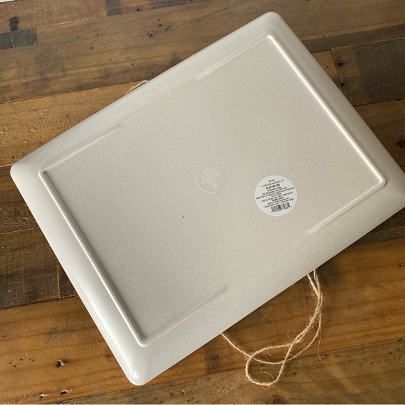 Threshold - Plaid & Stripes Bamboo-Melamine Serving Tray Set - Picture 3 of 3